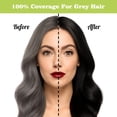 thumbnail image 2 of ABBASI & CO Dark Brown Hair Dye Shampoo - 3 in 1 Herbal Hair Color Shampoo for Men & Women - Nourishes & Protects Hair - Grey/White Coverage Champu Para Canas Mujer 500 ML (Dark Brown), 2 of 5