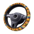 thumbnail image 4 of Kll Car Steering Wheel Cover, Universal 15 Inch, Soft Elastic And Comfortable,Car Accessories Decorations-Abstract Watercolors Tartan, 4 of 7