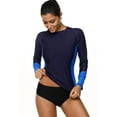 thumbnail image 6 of Attraco Women's Sun Protection Rashguard Swimsuit Shirt Surf Swimming Shirt, 6 of 6