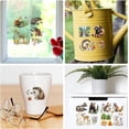 thumbnail image 7 of 1 Set 12 Sheets Forest Animals Rub on Transfers for Crafts Rabbit and Fox Rub on Transfer Stickers Raccoon Squirrel Rub on Decals Sticker for Glass Wood Paper Furniture DIY Home Decor 5.5x5.5", 7 of 7