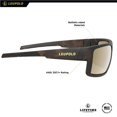 thumbnail image 3 of Gafas Leupold Switchback Performance con monturas de tortuga mate y lentes polarizadas de espejo de bronce, 3 of 8