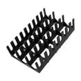 thumbnail image 1 of Silicone Barbecue Rack for Air Fryers Rectangular Hot Dog Stand Anti-Stick High Temperature Resistant Flexible Cooking Accessory, 1 of 8