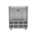 thumbnail image 2 of Aluminum-edged Top Bar Cart | Craft and Serve Drinks in Living Room | Enjoy Sophisticated Mixing and Presentation, 2 of 4