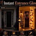 thumbnail image 2 of Glowing Christmas Door Hanger with Lighted, Dimensional Details & Space-Saving Vertical Décor for Window Wall and Mantel, 2 of 6