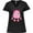 Smoke Grey, variant on Inktastic Cute Monster, Pink Monster, Funny Monster, Horns Women's Plus Size V-Neck T-Shirt
