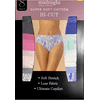Carole Hochman Midnight Women's Super Soft Cotton Hi-Cut Panties 8-Pack, Small