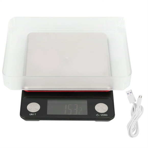 Balances numériques alimentaires, balance de pondération électronique de cuisine polyvalente rechargeable de haute précision MAGT 5 kg/0.1g USB