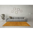 thumbnail image 3 of Ahgly Company Machine Washable Indoor Rectangle Abstract Yellow Modern Area Rugs, 5' x 8', 3 of 4