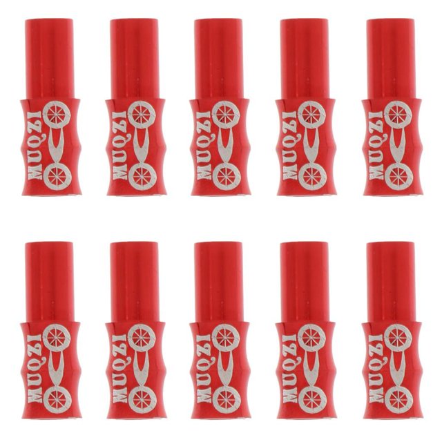 Desviador de Aleación de Aluminio de 10 Piezas - Rojo 红色 Sunnimix Casquillos del extremo del cable del derailleur de la bicicleta
