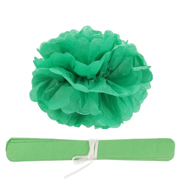KAKOWELY Kit de 20 pompones de papel de seda para manualidades, flores decorativas de papel, bolas para fiestas, decoraciones colgantes para el hogar