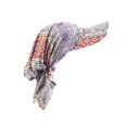 thumbnail image 4 of Visera con ala, pañuelo estampado para la cabeza, bandana, turbante, gorro para la cabeza, para la playa y actividades al aire libre. Naranja, 4 of 9