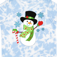 thumbnail image 4 of Inktastic Christmas Snowman in Top Hat with Candy Cane Boys or Girls Toddler T-Shirt, 4 of 5