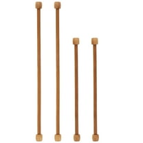 Soimiss 4Pcs Rod for Tapestry Wall Hanging Chocolate Bamboo for Artisans
