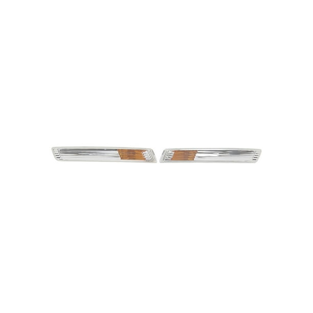 Par de luces de giro para parachoques delantero sin bombillas para VW Beetle 06-10 1C0953041R