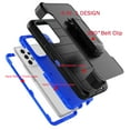 thumbnail image 3 of Galaxy A53 5G 2022 Case, Built-in Screen Protector Case with Belt Clip Holster Heavy Duty Rugged Shockproof Full Body Protection Kickstand Cover -Blue, 3 of 8