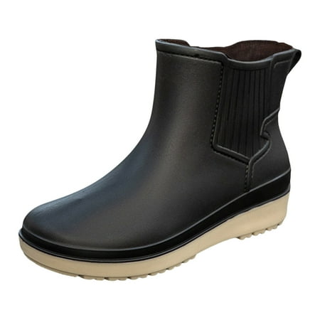 

Women s Rain Shoes Korean Version Solid Color Fashion Short Tube Women s Water Shoes Rain Shoes for Women Size 9 Wide Width Calf Boots Winter Boots Mens Womens Mid Boots Size 8 Blvd Rain Boots Rain