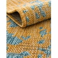 thumbnail image 2 of Jill Zarin Outdoor Collection Area Rug - Dubai (3' 1" Round Yellow and Aqua/Light Blue), 2 of 11