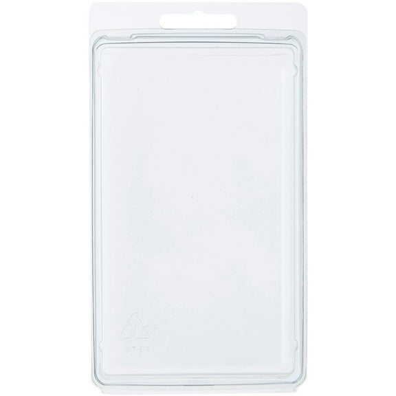 Collecting Warehouse Clear Plastic Clamshell Package / Storage Container, 5.125" H x 2.9375" W x 1.25" D, Pack of 25