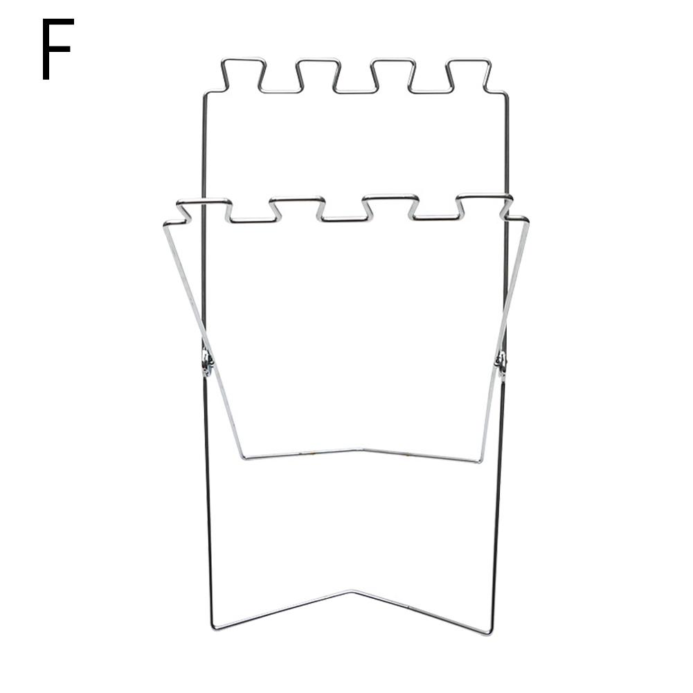 Foldable Trash Bag Holder Stand Portable Waste Sorting Rack Sortingxp