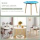 thumbnail image 3 of Luca-theme Fitted Round Tablecloths Elastic Edged Table Covers Waterproof Table Cloth for Kitchen Holiday Party Tables Decor 150cm, 3 of 6