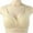 Beige, variant on Bra Full-Figure Bra Women Solid Color Large Lace Front Zipper Bra Wide Shoulder Strap Style Underwire Breathable Plus Size Bra Push-Up Back-Smoothing Bra Underwear Beige