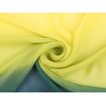 thumbnail image 3 of Bufanda Color Degradado Largo Chiffon Ligero Para Mujeres Verde-2 63"x19.6", 3 of 8