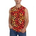 thumbnail image 1 of Balery Flying Black Bat Camisetas sin mangas para hombre, absorbe la humedad y protege contra el mal olor.-Large, 1 of 7