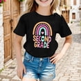 thumbnail image 2 of LILIYA Back To School Shirt Kids Preschool To 5th Grade Relaxed Fit Summer Short Sleeve T-Shirt Little Kids Casual Clothes, 2 of 5