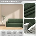thumbnail image 6 of HDCAXKJ Sectional Couch Covers L Shaped Sofa Cover Stretch Jacquard Corner Sofa Covers for Living Room Non Slip Sectional Couch Slipcovers Furniture Protector,Extra Large,Army Green, 6 of 10