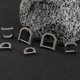 thumbnail image 5 of Anillos en D de aleación de titanio con grillete atornillado en forma de U para herradura, accesorios para manualidades de cuero con hebilla para llave., 5 of 5