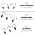 thumbnail image 5 of NUOLUX 8Pcs Curtain Fixing Clamps Curtain Fixator Hook Clamps Photo Note Clips, 5 of 6