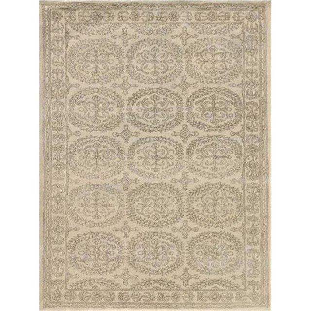 Amer SND50WI0203 2 x 3 ft. Serendipity Modern Design Hand-Tufted Rug, White Ivory