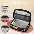 thumbnail image 6 of KUIFORTI Soccer Print Lunch Bag Insulated Ice Pack Lunch Box Protable Lunch Bag Holder Women Zipper Pouch with Adjustable Strap, 6 of 7