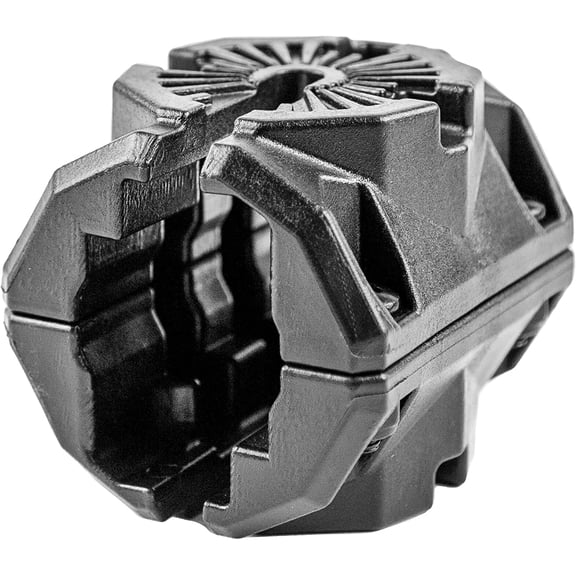 YakAttack MightyMount Duo Rail Adapter Black Single Pack MMBC-1003