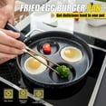 thumbnail image 1 of Four-Cup Egg Pan, Non-stick Grying Pan, Multi Egg Frying Pan, Compatible with All Heat Sources, 1 of 10