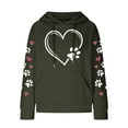thumbnail image 3 of Women's Winter Tops Ugly Christmas Sweatshirt Hoodie Women Clearance Plus Size Long Sleeve Shirts Crewneck Sweatshirts Fashionable Women's Printed Pullover Round Neck Top, 3 of 4