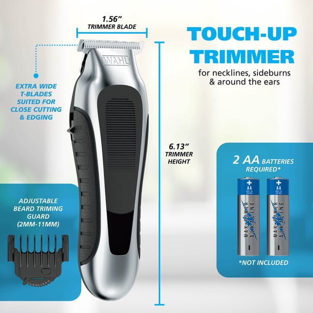 Wahl LI+ Deluxe Chrome Pro Cordless Hair Clippers & Beard Trimmer