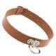thumbnail image 4 of Sonducket Mujeres niñas gótico O-Ring Collar Punk PU cuero gargantilla collar corto collar joyería arnés para el cuello Ropa, zapatos y accesorios Miscelánea Café ligero Sonducket PS11244-10, 4 of 6