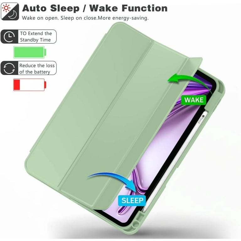 iPad air M2 13インチ+pencil pro+Smart Folio Amazon.com: ZryXal New iPad Air 13 Inch Case M3 2025/M2 2024