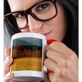 thumbnail image 2 of 3drose, Usa, Tennessee. Cades Cove in Smoky Mountain National Park., 11oz Two-tone Red Mug, 2 of 6