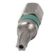 thumbnail image 2 of Juego de 4 puntas de destornillador de seguridad Torx con vástago hexagonal T15, color gris, longitud de 25 mm, 2 of 4