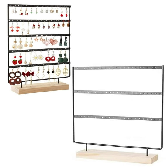 LKXGBMY 1 PCS Earring Holder Organizer, Ear Jewelry Tree Organizer for Women, Earring Hanger with 5 Tiers & 120 holes