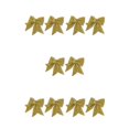 thumbnail image 3 of Bearachild 2 piezas Feliz Navidad Bowknot adornos brillante lentejuelas decoración Festival vacaciones suministros gabinete dorado Type2 NO2, 3 of 6