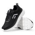thumbnail image 5 of FitVille zapatos para caminar para hombres de ancho suela gruesa zapatillas ligeras transpirables zapatos para fascitis Plantar alivio del dolor, 5 of 5