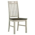 thumbnail image 4 of Furniture of America Kadda Wood 5-Piece Round Dining Set in Antique White, 4 of 11