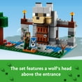 thumbnail image 5 of LEGO Minecraft The Wolf Stronghold Fortress Playset, Video Game Toy for Boys and Girls, Action Packed Castle Building Set with Minecraft Minifigures, Minecraft Toy Gift for Kids Ages 8 and Up, 21261, 5 of 9