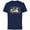 Navy, variant on Donald Duck and Daisy Duck Easter Hoppin’ & Quackin’ - Short Sleeve Cotton T-Shirt for Adults - Customized-Royal Heather
