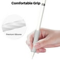 thumbnail image 3 of Soporte ergonómico de silicona de primera calidad con 3 diseños, diseño de doble cara, compatible con Apple Pencil de primera generación y Apple Pencil de segunda generación, 3 of 8