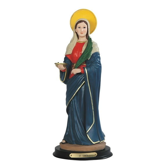 FC Design 12"H Saint Lucy Saint Lucia Holy Figurine Statue Sculpture Ornament Decoration Home/Room Decor and Unique Gift Ideas for Housewarming, Holidays and Birthdays