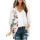 thumbnail image 2 of Cárdigan para mujer, chaquetas estampadas de moda, primavera y verano, chaquetas estampadas de manga 3/4, abrigos para mujer, 2 of 5